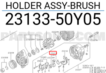 Nissan 2313350Y05 HOLDER ASSY-BRUSH