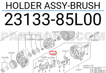 Nissan 2313385L00 HOLDER ASSY-BRUSH