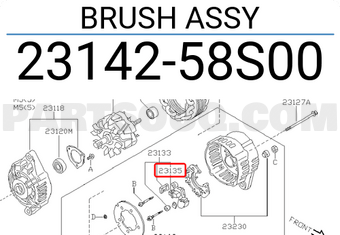 Nissan 2314258S00 BRUSH ASSY