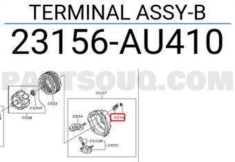 Nissan 23156AU410 TERMINAL ASSY-B