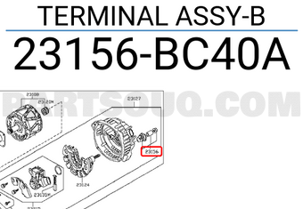 Nissan 23156BC40A TERMINAL ASSY-B