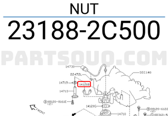 Nissan 231882C500 NUT