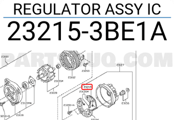 Nissan 232153BE1A REGULATOR ASSY IC