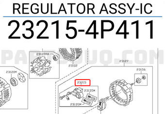 Nissan 232154P411 REGULATOR ASSY-IC