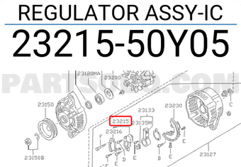Nissan 2321550Y05 REGULATOR ASSY-IC