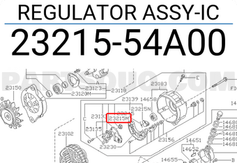 Nissan 2321554A00 REGULATOR ASSY-IC