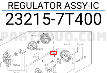 Nissan 232157T400 REGULATOR ASSY-IC