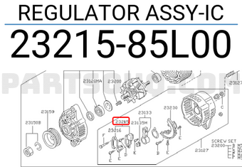 Nissan 2321585L00 REGULATOR ASSY-IC