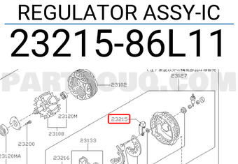 Nissan 2321586L11 REGULATOR ASSY-IC