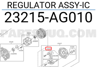 Nissan 23215AG010 REGULATOR ASSY-IC
