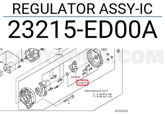 Nissan 23215ED00A REGULATOR ASSY-IC
