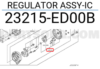 Nissan 23215ED00B REGULATOR ASSY-IC
