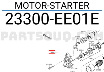 Nissan 23300EE01E MOTOR-STARTER