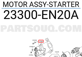 Nissan 23300EN20A MOTOR ASSY-STARTER