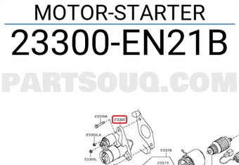 Nissan 23300EN21B MOTOR-STARTER