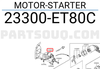 Nissan 23300ET80C MOTOR-STARTER