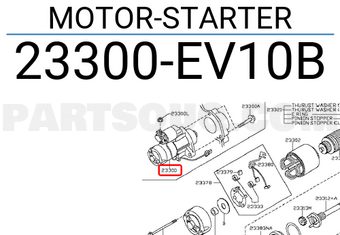 Nissan 23300EV10B MOTOR-STARTER