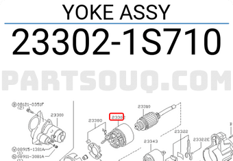 Nissan 233021S710 YOKE ASSY