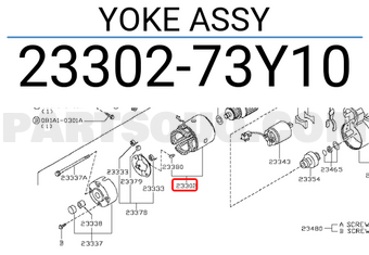 Nissan 2330273Y10 YOKE ASSY