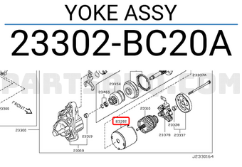 Nissan 23302BC20A YOKE ASSY