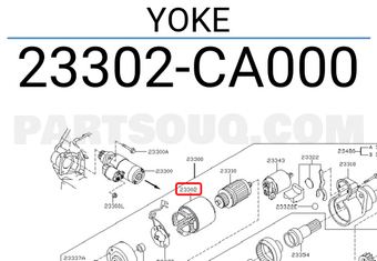 Nissan 23302CA000 YOKE