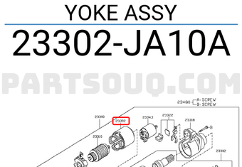 Nissan 23302JA10A YOKE ASSY