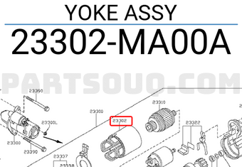Nissan 23302MA00A YOKE ASSY