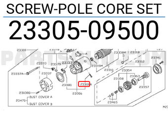 Nissan 2330509500 SCREW-POLE CORE SET