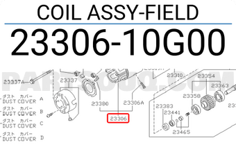 Nissan 2330610G00 COIL ASSY-FIELD