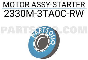 Nissan 2330M3TA0CRW MOTOR ASSY-STARTER
