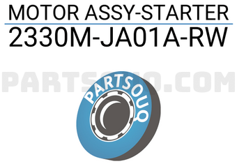 Nissan 2330MJA01ARW MOTOR ASSY-STARTER