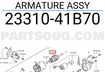 Nissan 2331041B70 ARMATURE ASSY