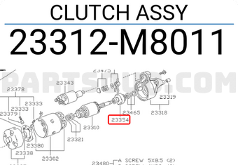 Nissan 23312M8011 CLUTCH ASSY