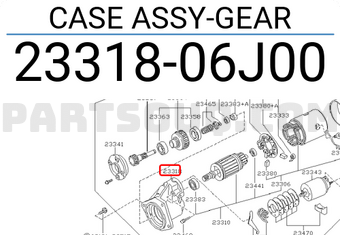 Nissan 2331806J00 CASE ASSY-GEAR