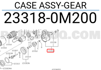 Nissan 233180M200 CASE ASSY-GEAR