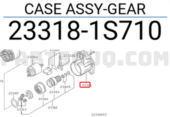 Nissan 233181S710 CASE ASSY-GEAR