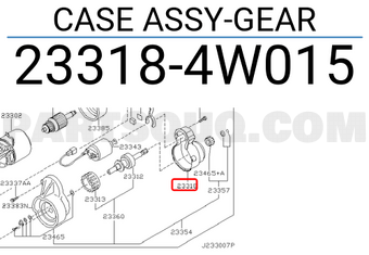 Nissan 233184W015 CASE ASSY-GEAR