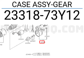 Nissan 2331873Y12 CASE ASSY-GEAR