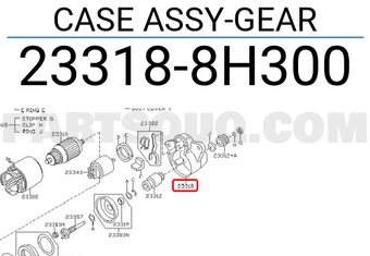 Nissan 233188H300 CASE ASSY-GEAR