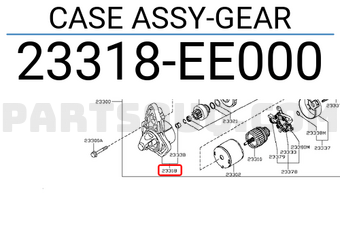 Nissan 23318EE000 CASE ASSY-GEAR