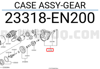 Nissan 23318EN200 CASE ASSY-GEAR