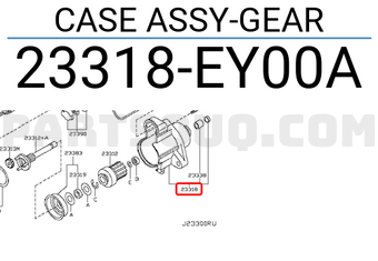 Nissan 23318EY00A CASE ASSY-GEAR
