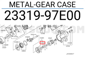 Nissan 2331997E00 METAL-GEAR CASE