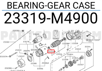 Nissan 23319M4900 BEARING-GEAR CASE