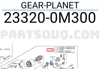 Nissan 233200M300 GEAR-PLANET