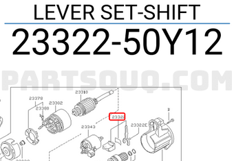 Nissan 2332250Y12 LEVER SET-SHIFT