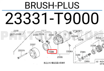 Nissan 23331T9000 BRUSH-PLUS