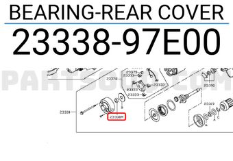 Nissan 2333897E00 BEARING-REAR COVER
