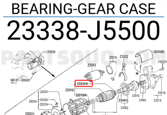 Nissan 23338J5500 BEARING-GEAR CASE