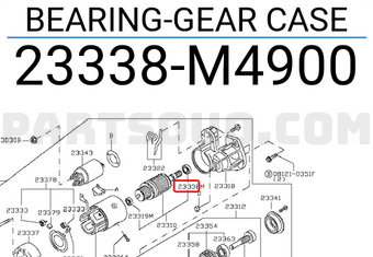 Nissan 23338M4900 BEARING-GEAR CASE